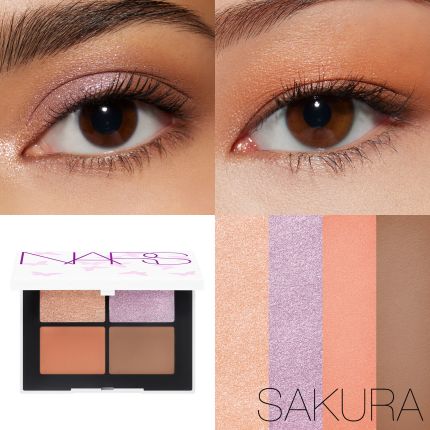 QUAD EYESHADOW SAKURA / THE BEAUTY TRANSFORMED COLLECTION