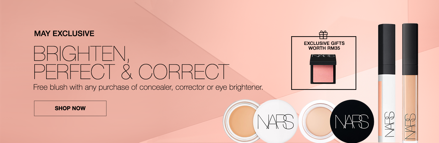MAY 2024 Exclusive free blush with concealer, brightener, corrector